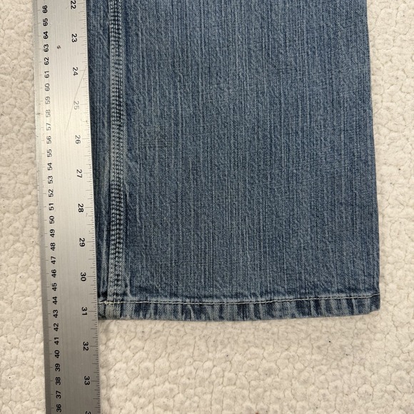 Boho Western Flare Jeans Women's 14 (34x31) Y2K Festival Cowgirl Rodeo Glam - Picture 10 of 12